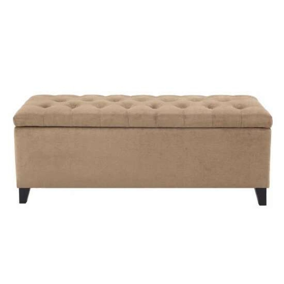 Wholesale Hot Sale Madison Park Sasha Tufted Top Soft Close Storage Bench