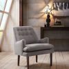 New Budget Madison Park Elsa Grey Mid-Century Accent Chair