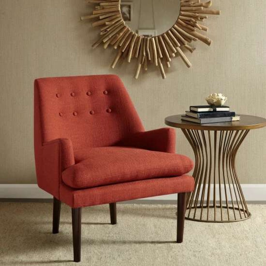 Wholesale Top 10 Madison Park Elsa Spice Mid-Century Accent Chair