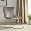 Best Top 10 Madison Park Hawkins Brown/ Gold Accent Chair