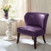 New Cheap Madison Park Sheldon Purple Armless Accent Chair