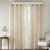 New Best Pirce Madison Park Kauna Palm Leaf Burnout Window Sheer