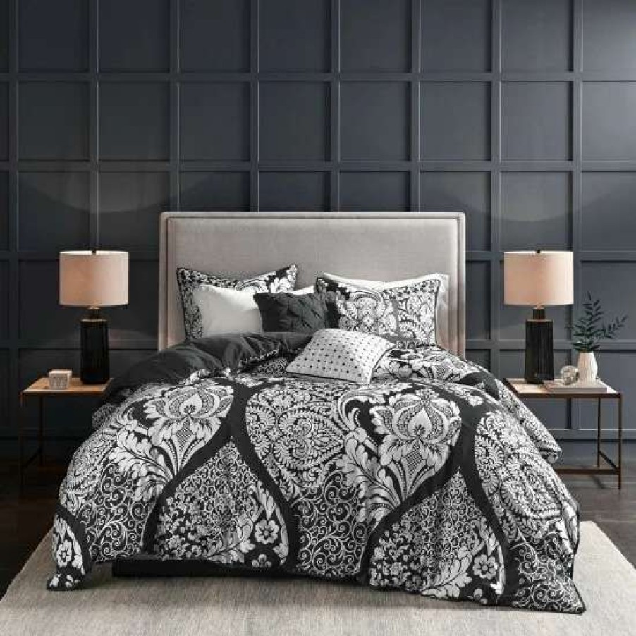 New Outlet Madison Park Marcella Printed 6 Piece Duvet Cover Set (Insert Excluded)