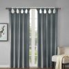 Best Promo Madison Park London Poly Velvet Twisted Top Single Curtain Panel Taupe