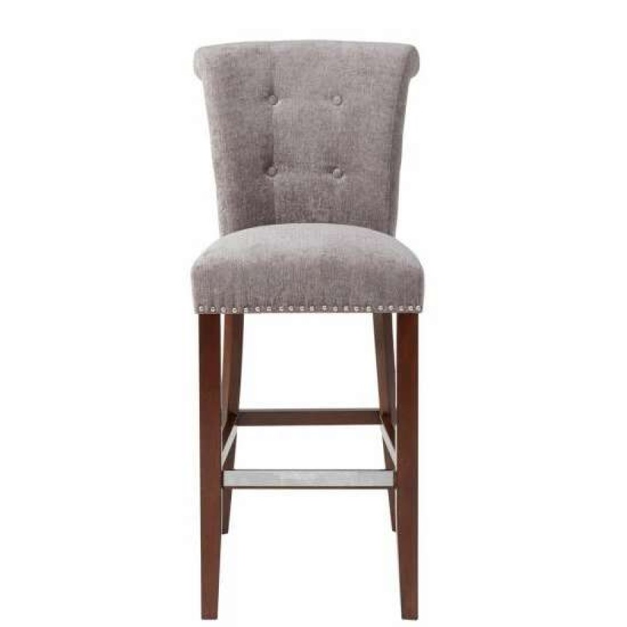 New Buy Madison Park Weldon Grey 30-Inch Bar Stool