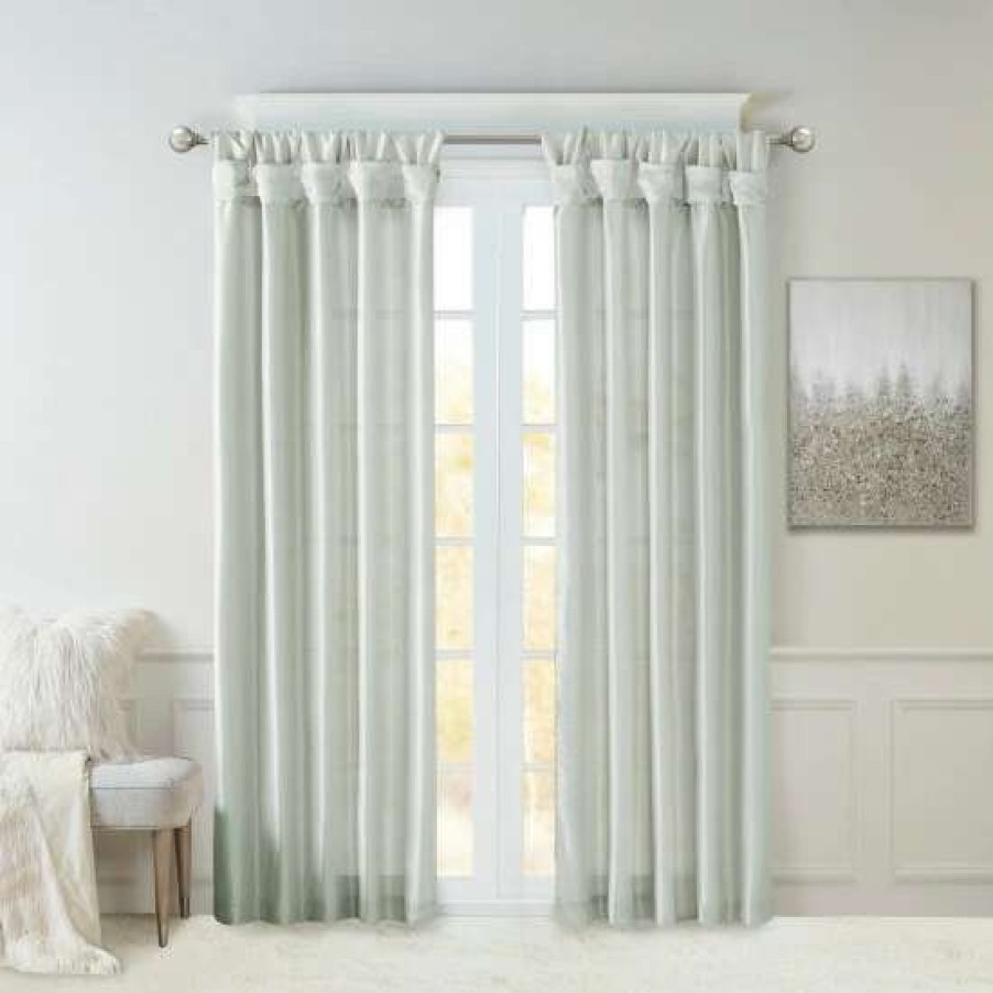 Online Brand New Madison Park Natalie Twisted Tab Lined Single Curtain Panel