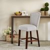 Clearance Best Reviews Of Madison Park Everitt Grey Counter Stool 21 W X 23.5 D X 40.75 H